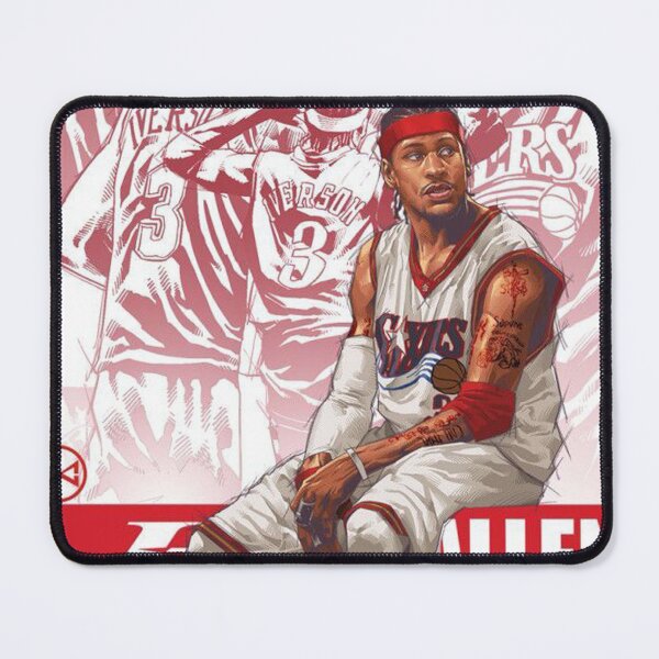 Item preview, Allen Art Print, limited Basketball Poster black white designed and sold by louveloiuc.