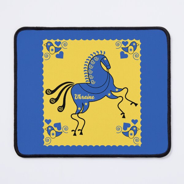 Item preview, Ukrainian Folk Art - Ukraine Nature Art - Slavic Art - Slavic Horses - Ukraine Support designed and sold by happygiftideas.