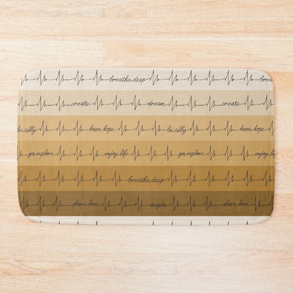 Item preview, Heartbeat Life Advise Stripes Beige designed and sold by MyThingNow.
