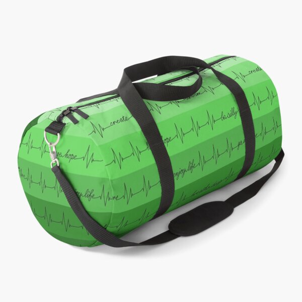 Item preview, Heartbeat Life Advise Stripes Green designed and sold by MyThingNow.
