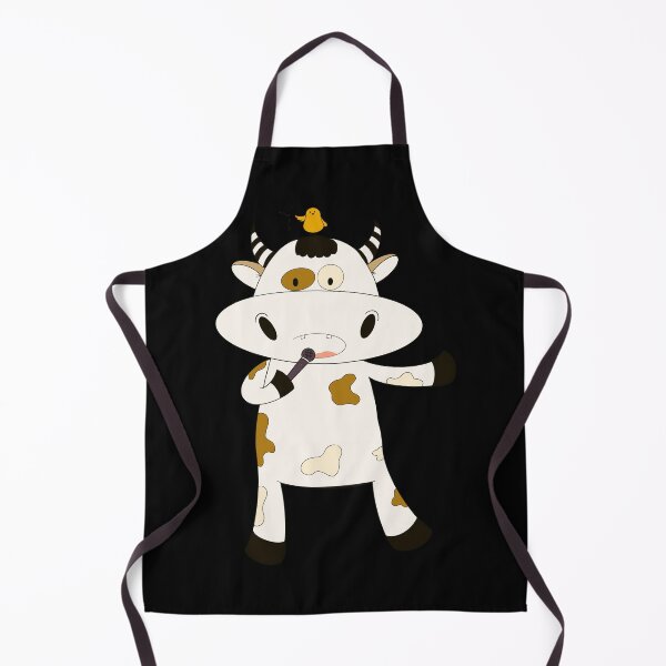 Item preview, A Happy Cow Singing with a bird designed and sold by Thaithanee.