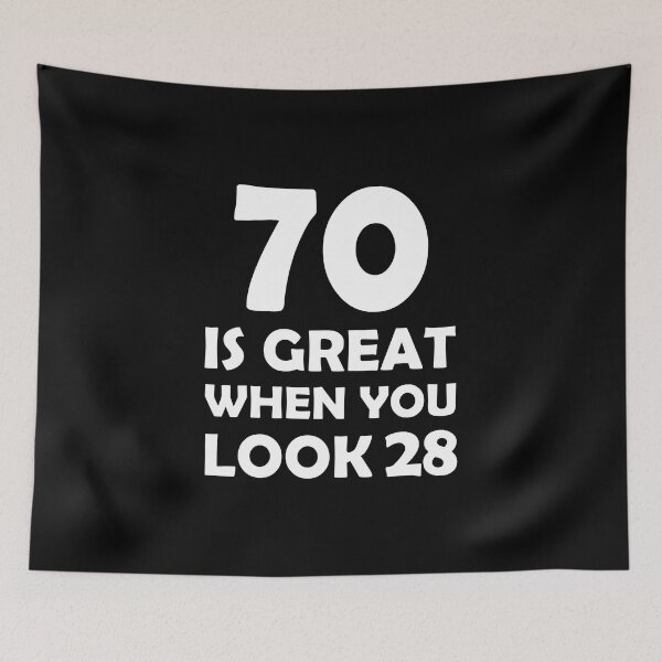 Item preview, gift present 70th Birthday funny sarcastic Rude Offended saying, 70 is great when you look 28 gift for bestie husband wife boyfriend girlfriend designed and sold by joygift369.