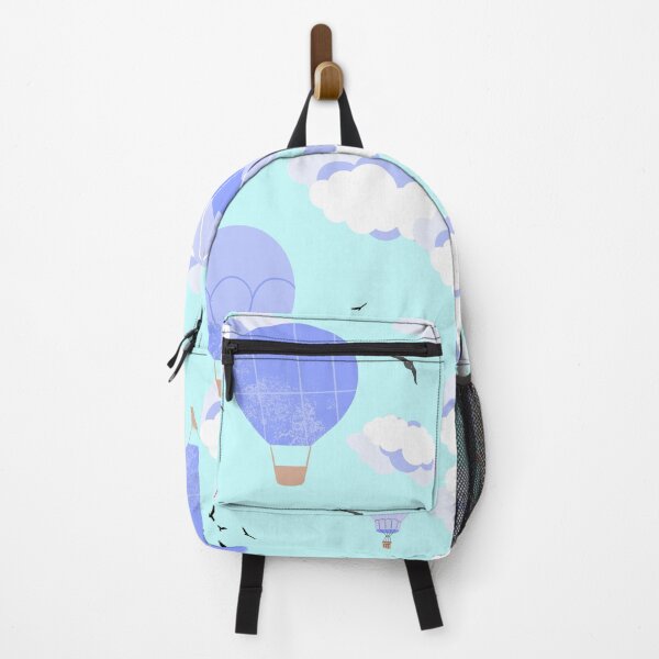 Item preview, Hot Air Balloon Sky with Clouds (blue) designed and sold by Dorina Larsdotter.