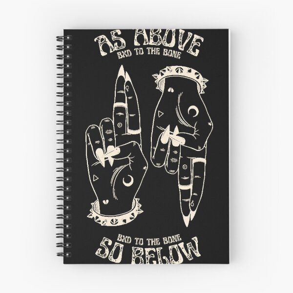 Item preview, BAD TO THE BONE AS ABOVE SO BELOW designed and sold by ShawnMochol.