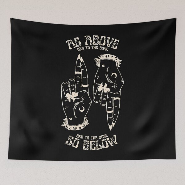 Item preview, BAD TO THE BONE AS ABOVE SO BELOW designed and sold by ShawnMochol.
