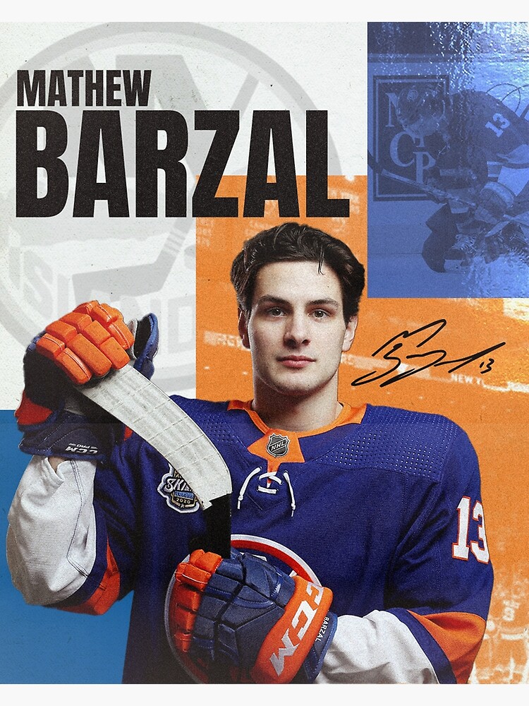 "Mathew Barzal" Poster By Thomson226 | Redbubble