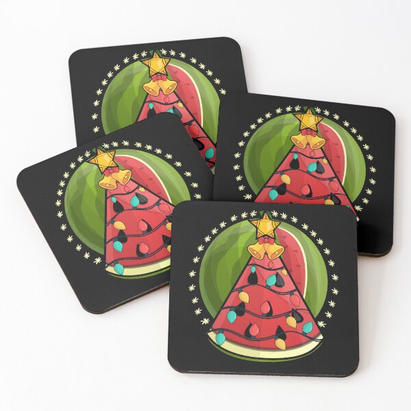 Item preview, Watermelon Christmas Tree Tropical Summer Hawaiian Christmas In July designed and sold by bestshirtdesign.