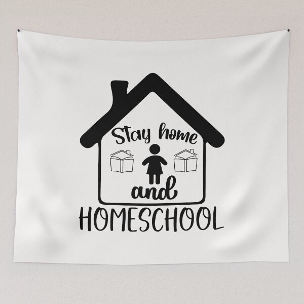 Item preview, Stay Home And Homeschool designed and sold by AuroraApparel.
