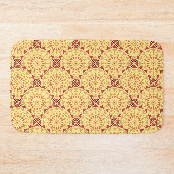 Item preview, Yellow sun mandala designed and sold by Andrea Snuggs.