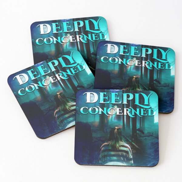 Item preview, Deeply Concerned - Haunted, Horror, Thriller, Mystery, Fright Night designed and sold by Astral Karma.