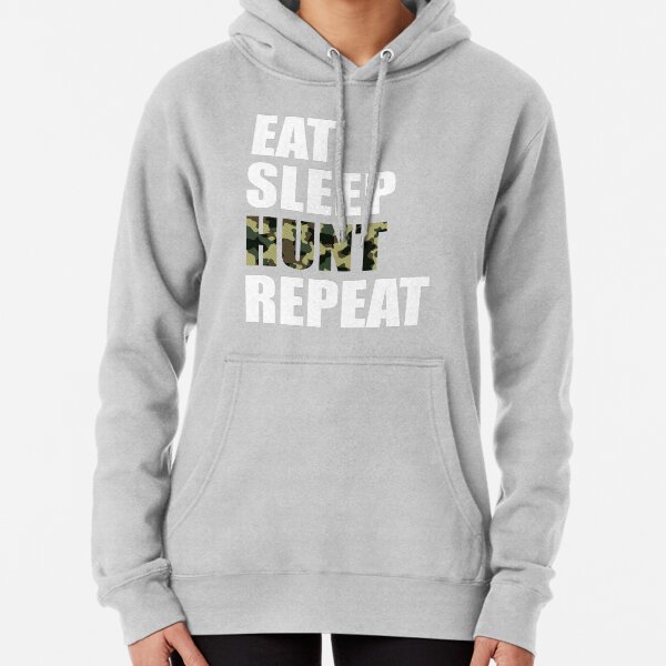 Item preview, Eat Sleep Hunt Repeat Funny Cute T Shirt For Hunting Hunter Season Camo Camouflage designed and sold by arcadetoystore.