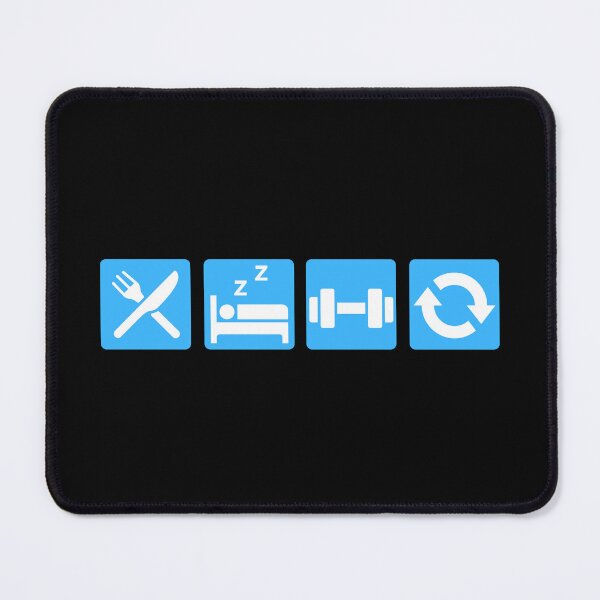 Item preview, Eat, Sleep, Workout, Repeat designed and sold by hijackhippo.