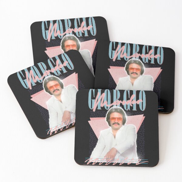 Item preview, Giorgio Moroder -- Retro Style Fan Art Design designed and sold by AhriKimich.