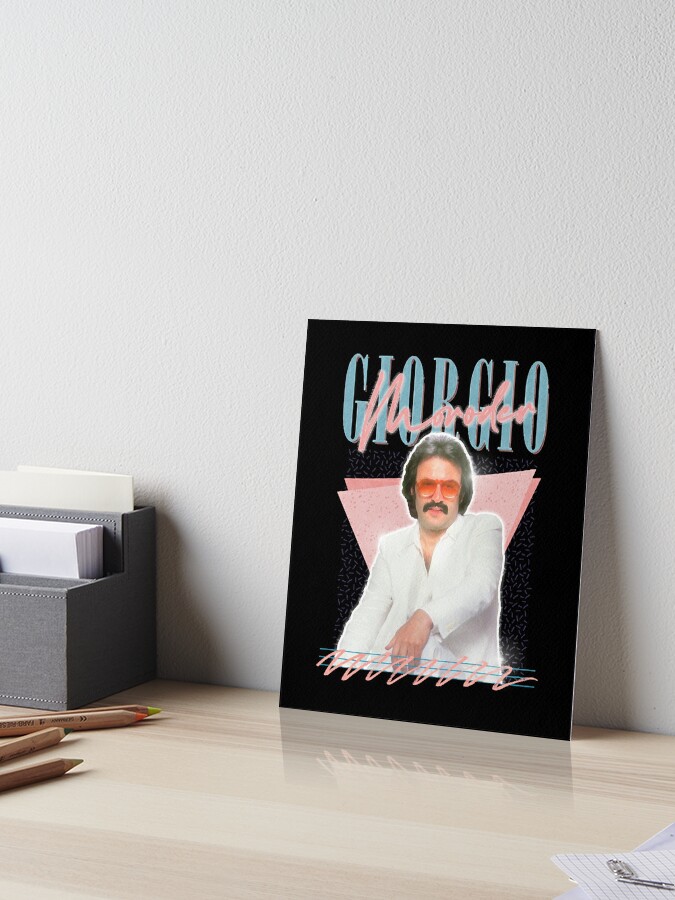 Giorgio Moroder -- Retro Style Fan Art Design Art Board Print for