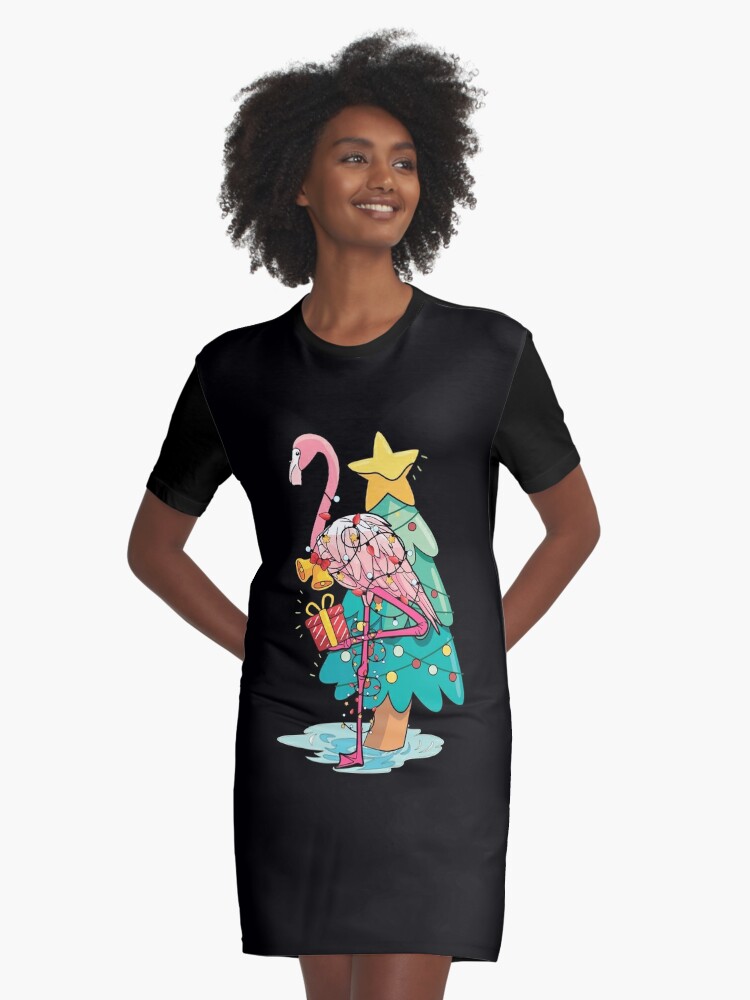 Tropical top christmas dress