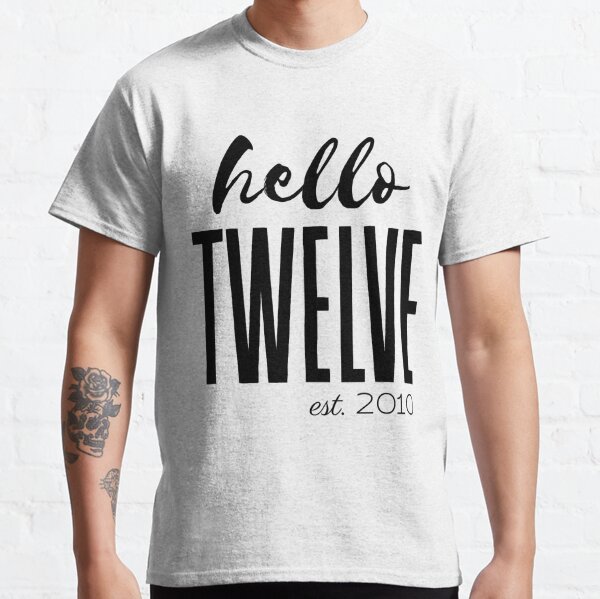 Hello Twelve Sweatshirt 12nd Birthday Sweatshirt Hello 12 