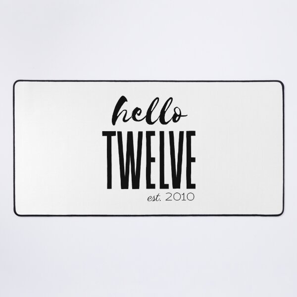 Item preview, Hello Twelve. Est. 2010. 12 Year Old Birthday designed and sold by AhriKimich.
