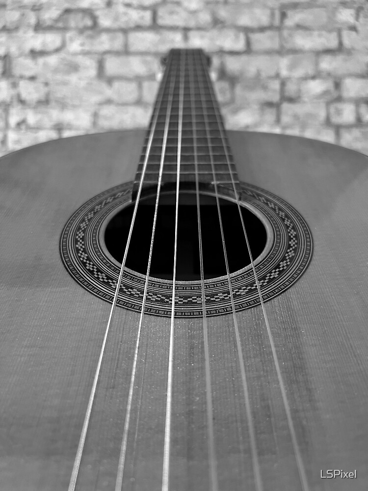 "classical acoustic guitar" Poster for Sale by LSPixel Redbubble