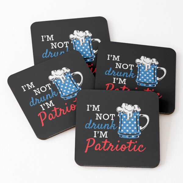 Item preview, I'm not drunk I'm patriotic designed and sold by JamesGillitzer.