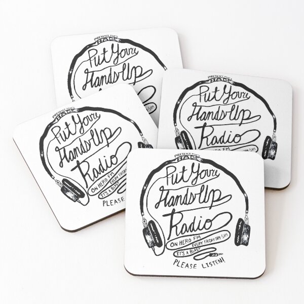 Item preview, Men Women Put Your Hands Up Radio Present Mic Cute Graphic Gift designed and sold by 678Heidenreich.