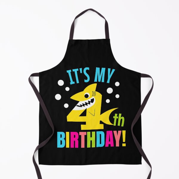 Item preview, Its My 4th Birthday Shark Party Birthday Baby Kids 4 Year Old designed and sold by PerkinsAarav.