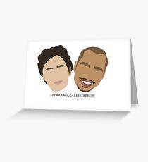 jd and turk Greeting Card