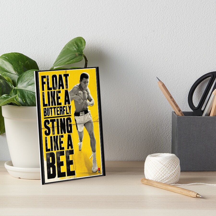 "Muhammad Ali Schweben wie ein Schmetterling Stich wie eine Biene Kids
