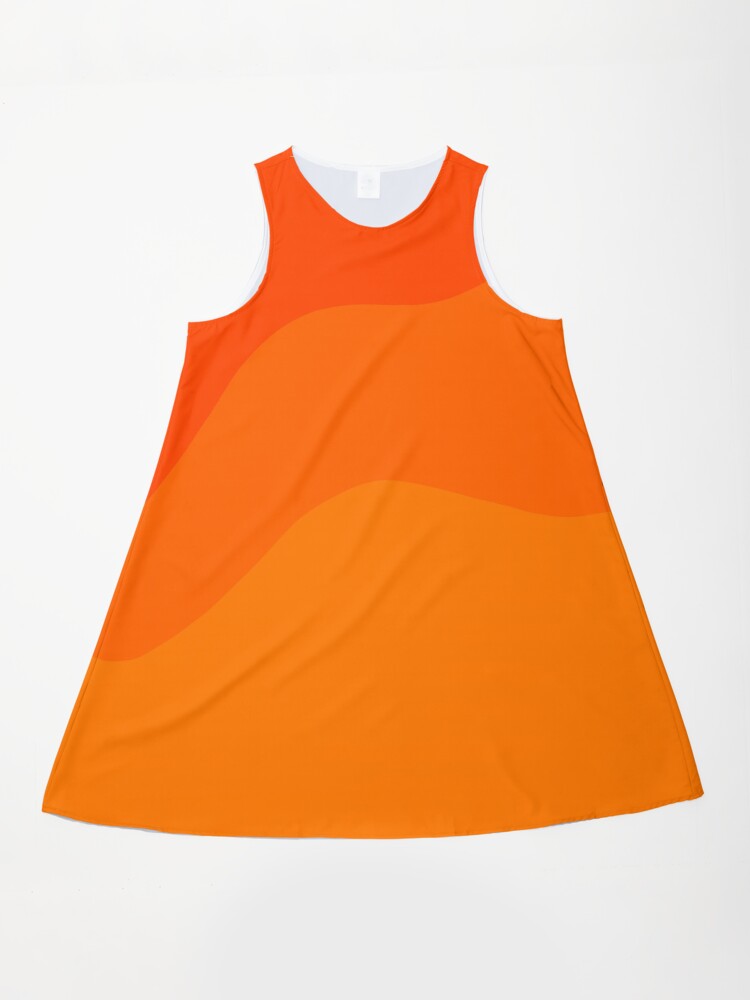 blue dress for baby girl Orange Linen Clementine Maxi Dress