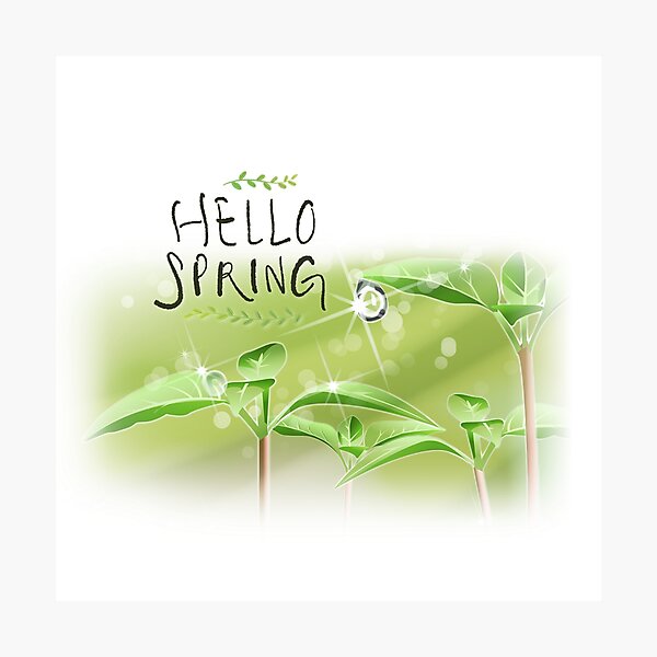 Item preview, hello spring designed and sold by daddy-Lee.