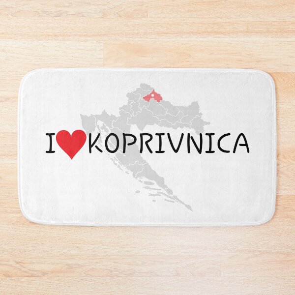Artikelvorschau, "Ich liebe Koprivnica" entworfen und verkauft von MC Art Studio.