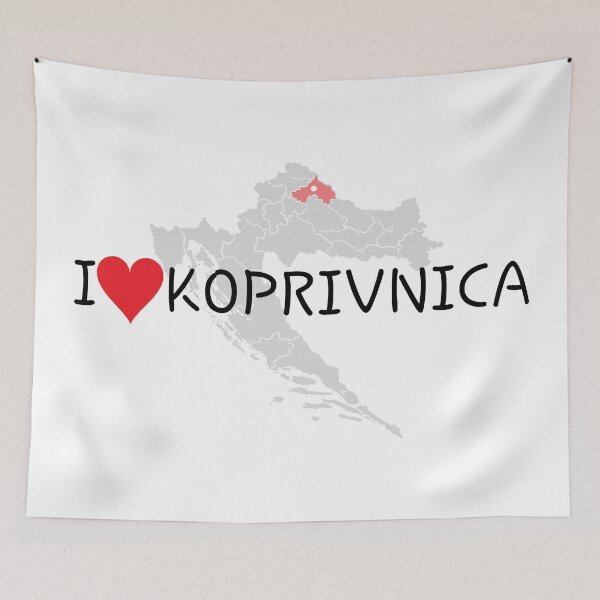 Item preview, "I Love Koprivnica" designed and sold by MC Art Studio.