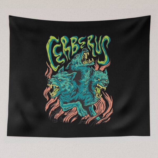 Item preview, Cerberus monster mythical greece designed and sold by LEVEL UP.