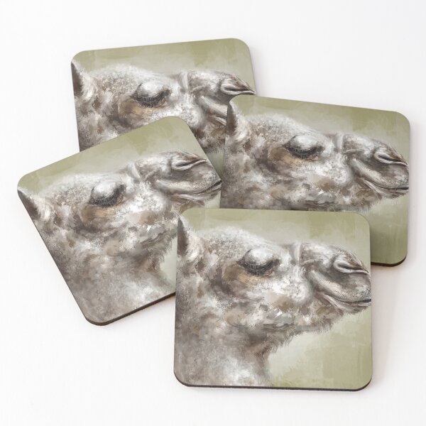 Item preview, Portrait of a Smug Looking Camel on Sepia Background designed and sold by ibadishi.