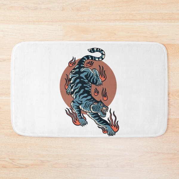 Item preview, Blue Tiger On Fire designed and sold by helenafeyre.