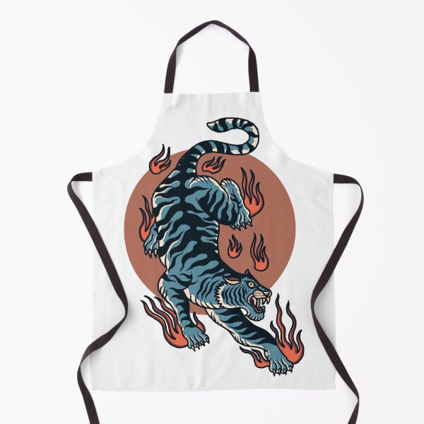 Item preview, Blue Tiger On Fire designed and sold by helenafeyre.