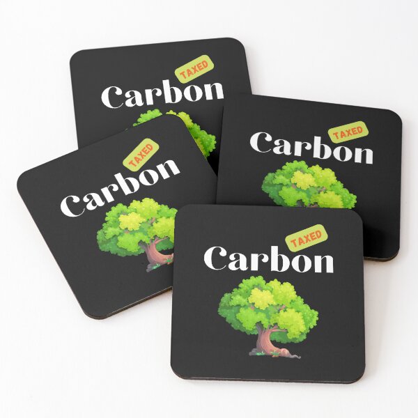 Item preview, Carbon Tax Climate Change Tree Design - White Text designed and sold by lordyswiss.
