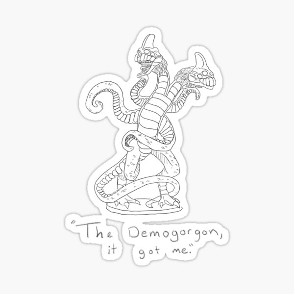 The Demogorgon Sticker