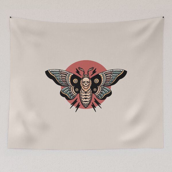Item preview, Moth Skull designed and sold by helenafeyre.