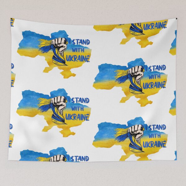 Item preview, I stand with Ukraine slogan designed and sold by RonelBroderick.