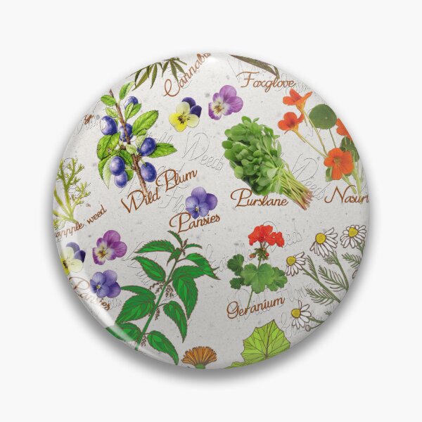 Item preview, Eatable Weeds and Wild-flowers designed and sold by NadineMay.