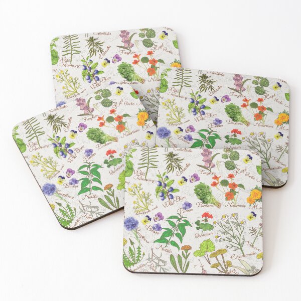 Item preview, Eatable Weeds and Wild-flowers designed and sold by NadineMay.