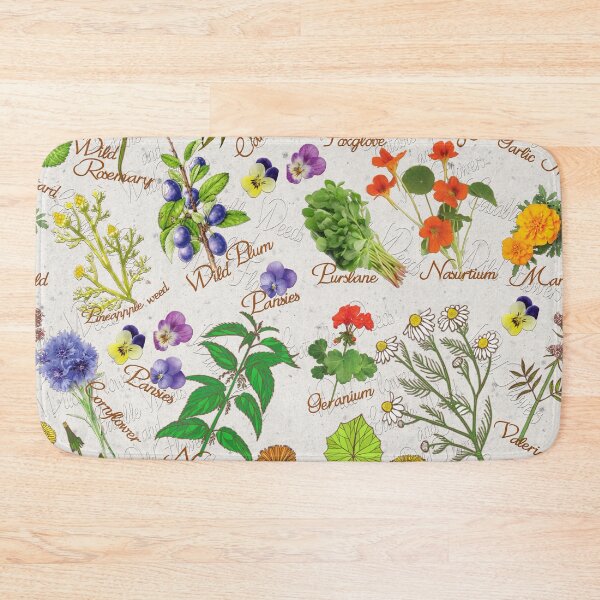 Item preview, Eatable Weeds and Wild-flowers designed and sold by NadineMay.