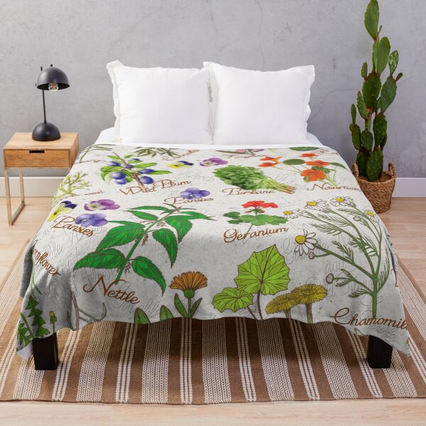 Item preview, Eatable Weeds and Wild-flowers designed and sold by NadineMay.
