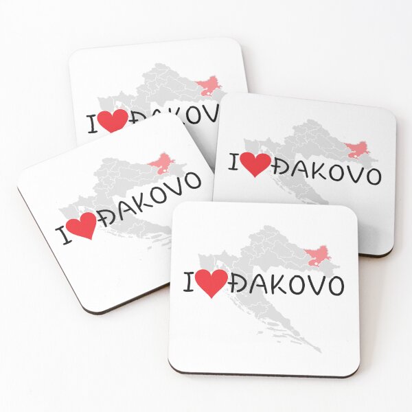 Item preview, "I Love Đakovo" designed and sold by MC Art Studio.