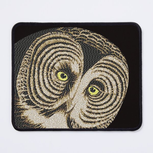 Item preview,  Machine embroidery, Beautiful Embroidered Owl, Stitch crafting, unique embroidered art designed and sold by RudolphBarnard.