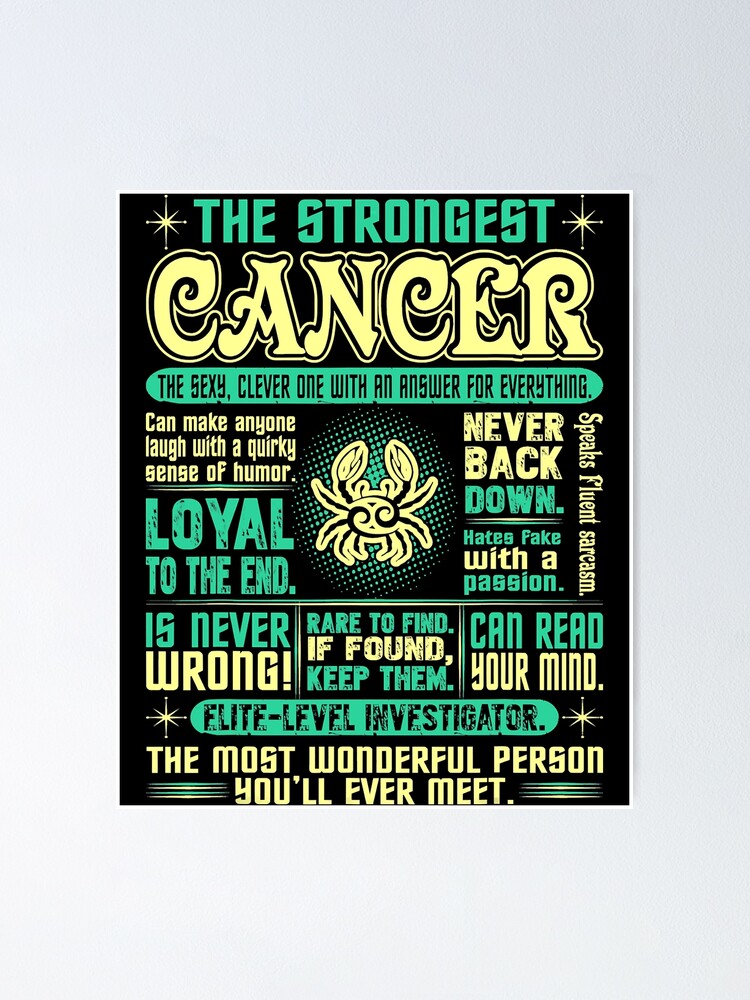 Strongest Cancer Loyal Can Read Your Mind Zodiac Tshirt