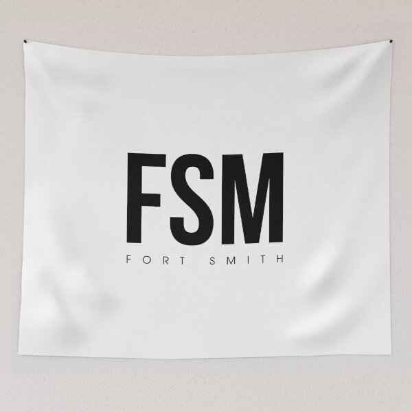 Artikelvorschau, FSM - Fort Smith Flughafencode entworfen und verkauft von CartoCreative.