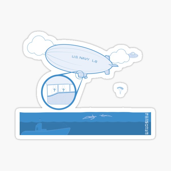 The Ghost Blimp Sticker