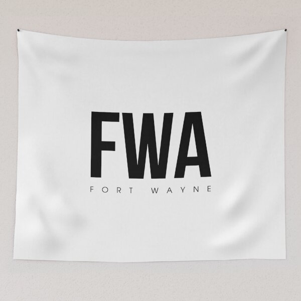 Item preview, FWA - Fort Wayne Airport Code designed and sold by CartoCreative.