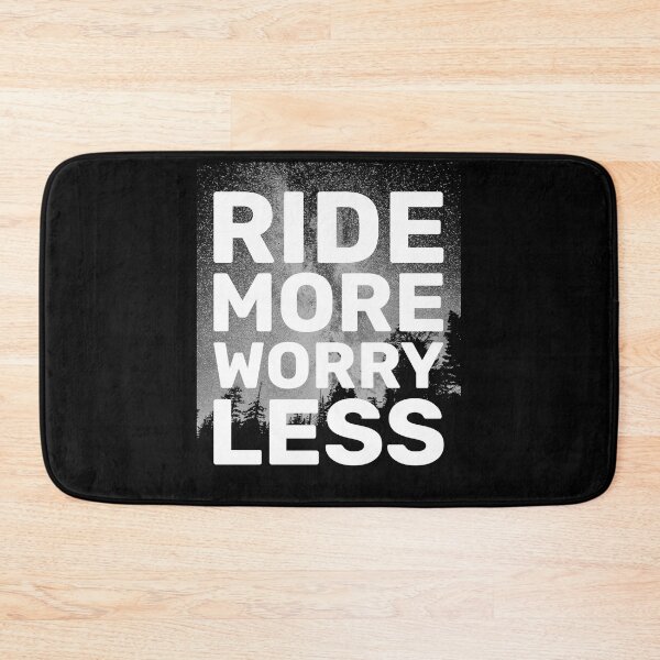 Item preview, Ride More Worry Less Poster Style designed and sold by GO SHIRT-TEE.